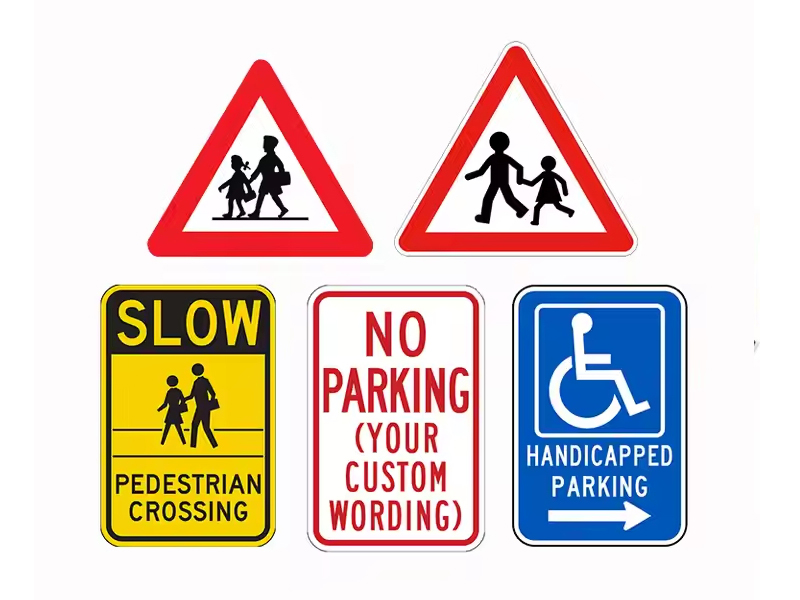 dvAM76B538N1274g0M9mDkP85b8rs5LD Reflective Signage Traffic Signs Speed Limit Sign Speed Slow Down Warning Signs for Road Safety - Image 1