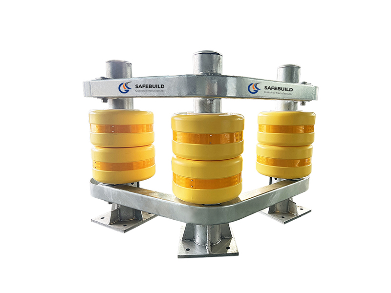 zeSn02725Nq6rTE503Ye97p7HT831Dvw Highway Safety Anti Crash Roller Guardrail Barrier - Image 1